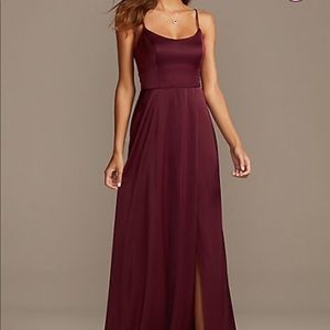 David’s Bridal dress- WINE
